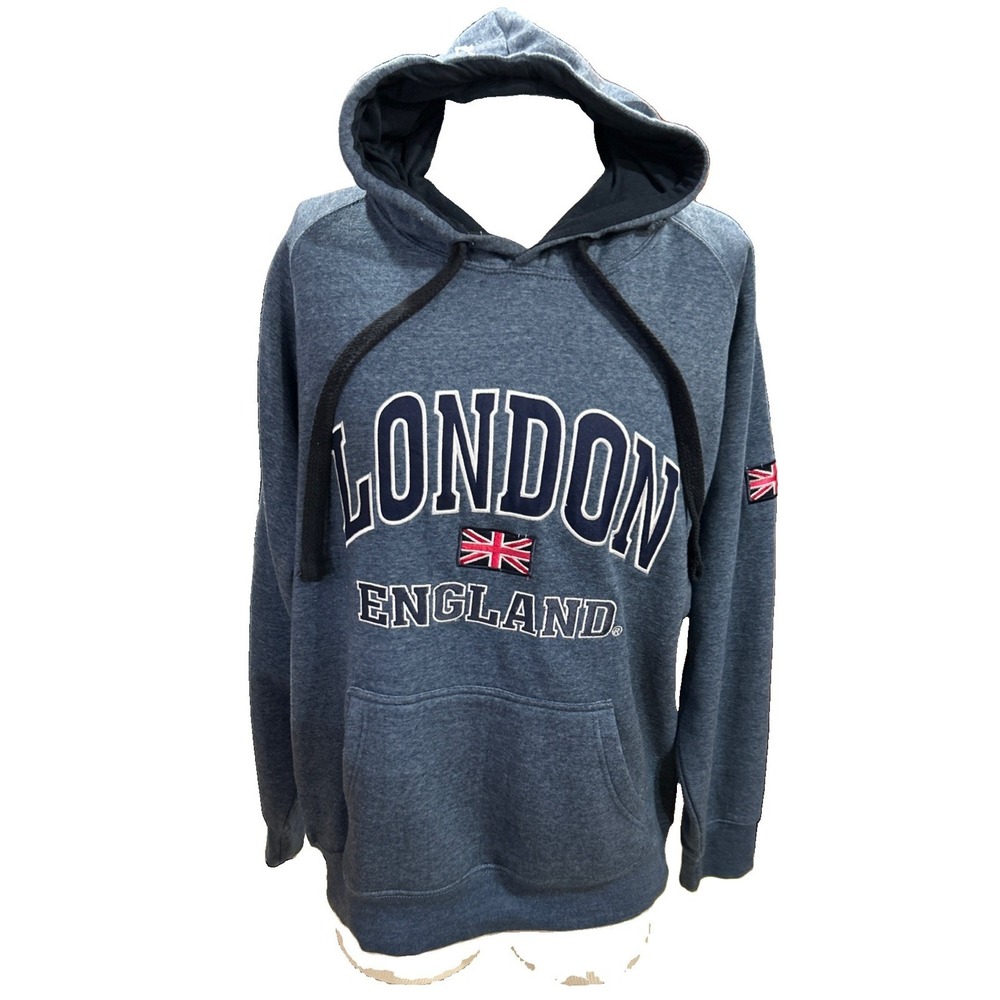 K.K London England Mens Hoodie 2XL Sweatshirt Pullover